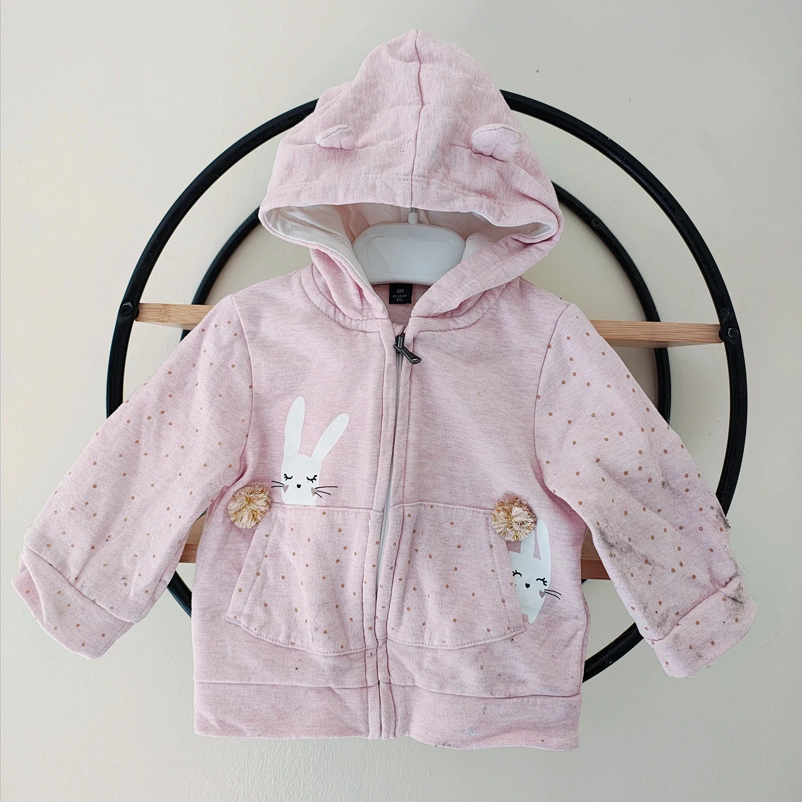 6 mois veste zippée a capuche kiabi